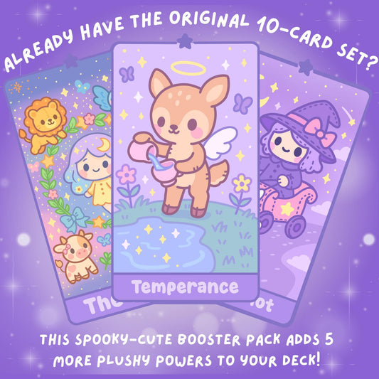 Pastel Kawaii Tarot Expansion Pack 2 - Plush Cards Digital Download