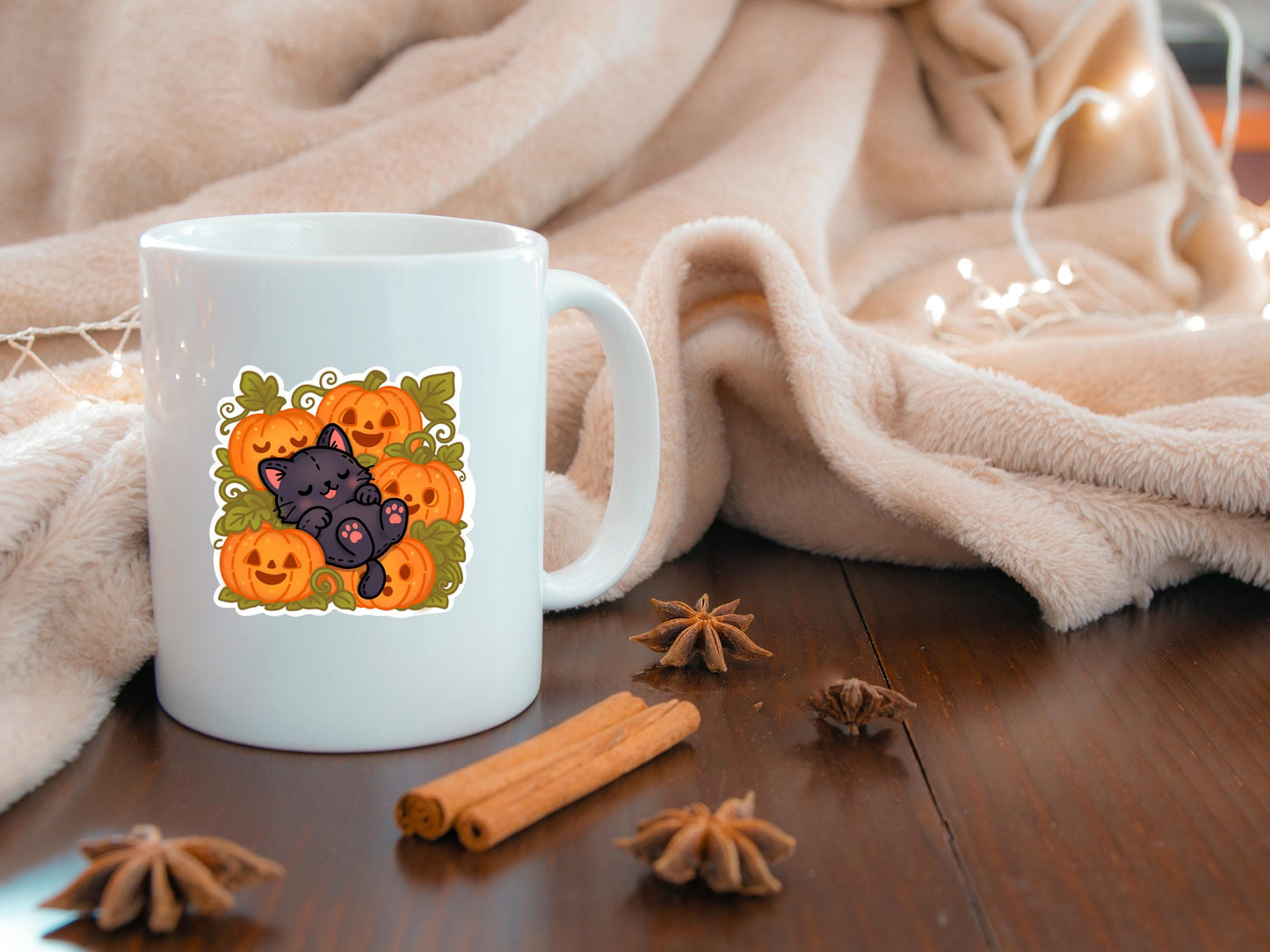 Pastel Halloween Die Cut Stickers: Spooky Vinyl Pack (5 Designs)