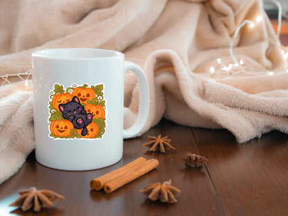 Pastel Halloween Die Cut Stickers: Spooky Vinyl Pack (5 Designs)