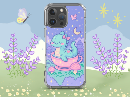Nessie Teacup iPhone Case – Pastel Witchcore Cryptid Phone Cover (iPhone 16/15 Pro Max)