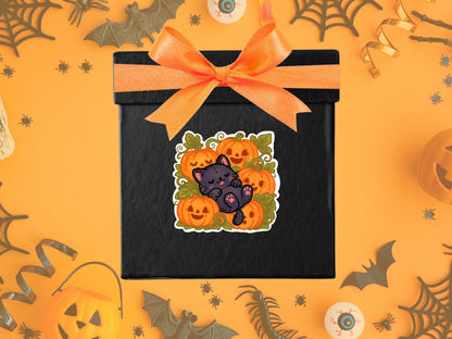 Pastel Halloween Die Cut Stickers: Spooky Vinyl Pack (5 Designs)
