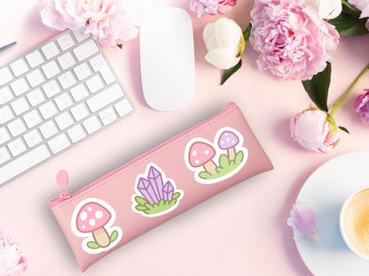 Kawaii Cryptid Sticker Pack: Pastel Spooky Die-Cut Vinyl Decals
