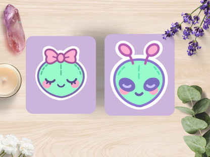 Kawaii Cryptid Cuties Sticker Sheet Waterproof Vinyl Pastel Plush Die-Cut