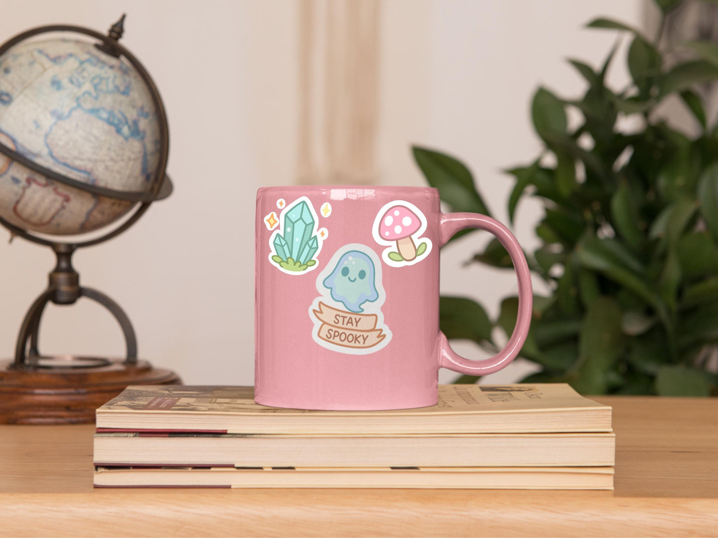 Kawaii Cryptid Sticker Pack: Pastel Spooky Die-Cut Vinyl Decals