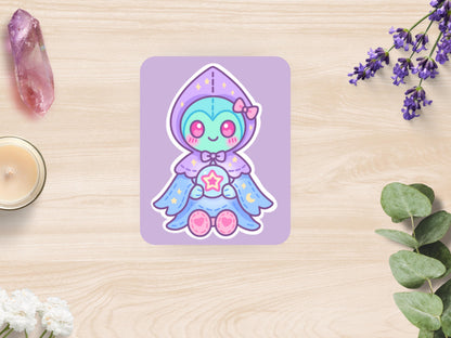 Kawaii Cryptid Cuties Sticker Sheet Waterproof Vinyl Pastel Plush Die-Cut